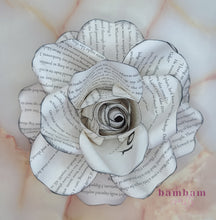 Load image into Gallery viewer, Sheet Music Paper Flower
