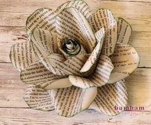 Load image into Gallery viewer, Sheet Music Paper Flower
