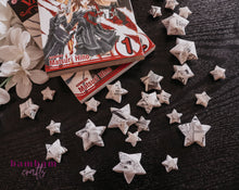 Load image into Gallery viewer, Manga Book Page Paper Stars
